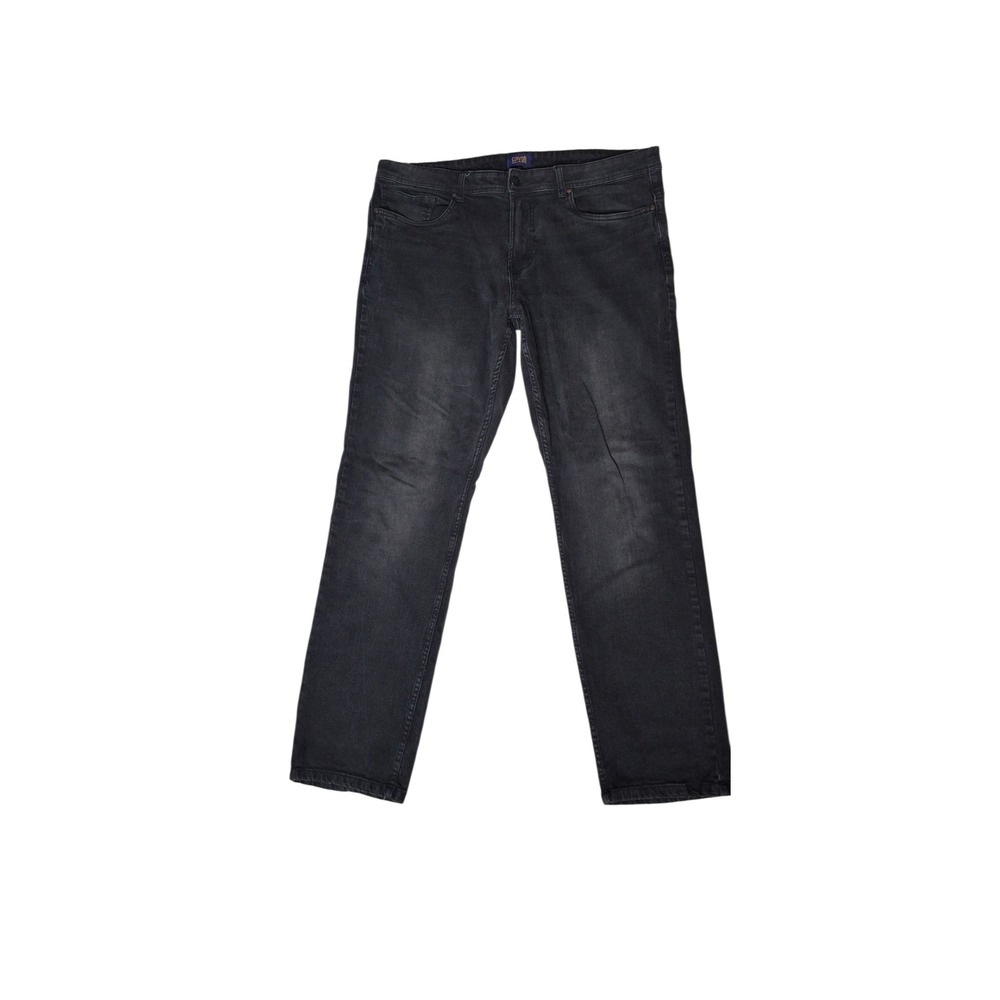 Cavalli Class Mens Faded Black Straight Leg Jeans Size 36 RN165973
